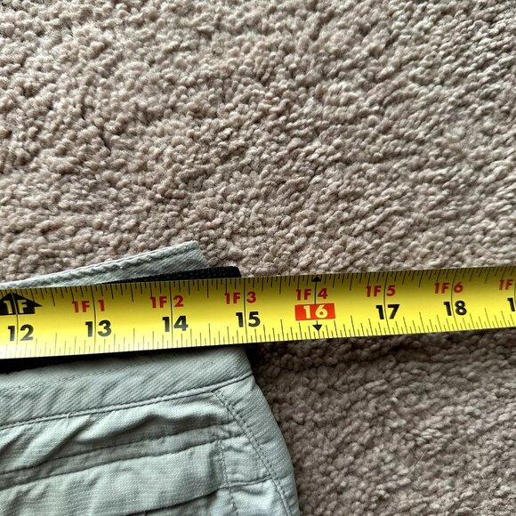 Columbia Pants Womens 4 (30x30) Nylon Titanium Omni Dry Mid Rise Zip Off Belted - Picture 8 of 14